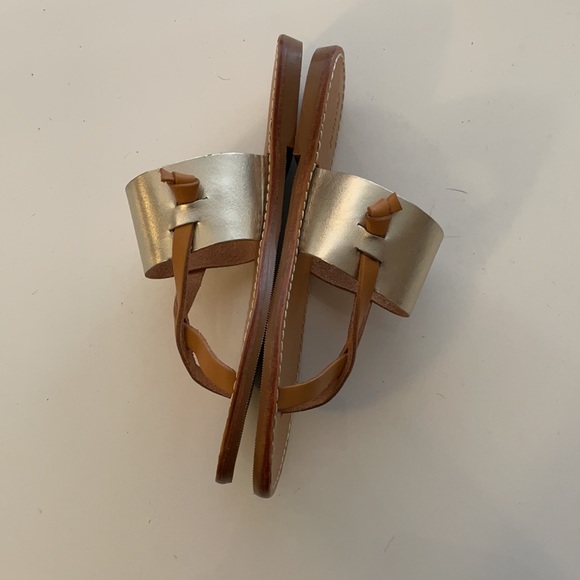 NIB Soludos Women's Leather Thong Sandals - Picture 2 of 9